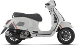 Komplette Auspuffanlage Ohne Katalysator Und Ohne Geräuschzulassung Urban Aluminium Schwarz Endkappe Edelstahl - Arrow Special Parts Kompatibel Mit Piaggio Vespa Gts 310 (2025-2026)