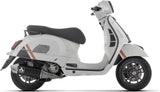 Complete Exhaust System Without Catalytic Converter And Without Sound Certification Urban Black Aluminium Steel End Cap - Arrow Special Parts Compatible With Piaggio Vespa Gts 310 (2025-2026)