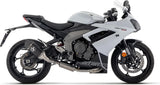 Komplette Auspuffanlage Ohne Katalysator Und Ohne Geräuschzulassung Veloce Aluminium Schwarz Carbon - Arrow Special Parts Kompatibel Mit Triumph Daytona 660 (2024-2026)