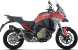 Auspuffendrohr Ohne Geräuschzulassung Veloce Titan Schwarz Endkappe Carby - Arrow Special Parts Kompatibel Mit Ducati Multistrada V4 - S (2025-2026)