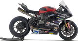 Auspuffendrohr Ohne Geräuschzulassung Works Titan Schwarz Endkappe Carby - Arrow Special Parts Kompatibel Mit Ducati Panigale V4S (2025)