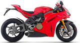 Auspuffendrohr Ohne Geräuschzulassung Works Titan Endkappe Carby - Arrow Special Parts Kompatibel Mit Ducati Panigale V4 - S (2025-2026)