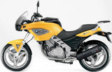 Auspuffendstück Mit Geräuschzulassung Ghisa Edelstahl Schwarz - Gpr Kompatibel Mit Bmw F 650 Cs Scarver (2001-2006)