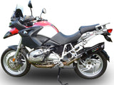 Auspuffendstück Mit Geräuschzulassung Furore Alu Schwarz - Gpr Kompatibel Mit Bmw R 1200 Gs - Adventure (2004-2009)