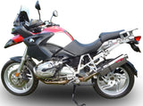 Auspuffendstück Mit Geräuschzulassung Trioval Edelstahl - Gpr Kompatibel Mit Bmw R 1200 Gs - Adventure (2004-2009)