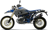 Auspuffendstück Mit Geräuschzulassung Furore Alu Schwarz - Gpr Kompatibel Mit Bmw Hp 2 Enduro (2006-2009)