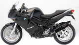 Auspuffendstück Mit Geräuschzulassung Furore Alu Schwarz - Gpr Kompatibel Mit Bmw F 800 - S - St (2006-2011)