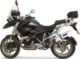 Auspuffendstück Mit Geräuschzulassung Albus Ceramic Alu Weiss - Gpr Kompatibel Mit Bmw R 1200 Gs - Adventure (2010-2012)