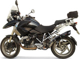 Auspuffendstück Mit Geräuschzulassung Furore Alu Schwarz - Gpr Kompatibel Mit Bmw R 1200 Gs - Adventure (2010-2012)