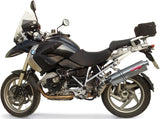 Exhaust Tip With Noise Certification Trioval Stainless Steel - Gpr Compatible With Bmw R 1200 Gs - Adventure (2010-2012)