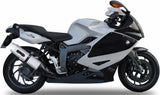 Auspuffendstück Mit Geräuschzulassung Albus Ceramic Alu Weiss - Gpr Kompatibel Mit Bmw K 1300 S - R (2009-2014)