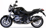 Auspuffendstück Mit Geräuschzulassung Furore Alu Schwarz - Gpr Kompatibel Mit Bmw R 1200 (2011-2014)