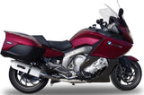 Doppelauspuffanlage Mit Geräuschzulassung Albus Ceramic Alu Weiss - Gpr Kompatibel Mit Bmw K 1600 Gt (2010-2016)