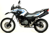 Auspuffendstück Mit Geräuschzulassung Ghisa Edelstahl Schwarz - Gpr Kompatibel Mit Bmw G 650 Gs - Sertao (2010-2016)