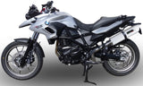 Auspuffendstück Mit Geräuschzulassung Albus Ceramic Alu Weiss - Gpr Kompatibel Mit Bmw F 700 Gs (2011-2015)