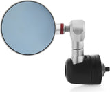 Mirror End Mount Left Universal Ø24,5(21>23) Spy-R Ø57 - Rizoma Compatible With Moto Guzzi