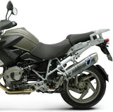 Auspuffendstück Mit Geräuschzulassung Oval Poppy - Termignoni Kompatibel Mit Bmw R 1200 Gs (2010-2012)