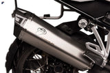 Auspuffendstück Mit Geräuschzulassung Scream Adv Titan Carbon Cap - Termignoni Kompatibel Mit Bmw R 1200 Gs (2017-2018)