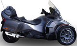 Komplette Abgasanlage Mit Katalysator Und Geräuschzulassung Albus Ceramic Alu Weiss - Gpr Kompatibel Mit Can Am Spyder 1000 Gs (2007-2009)