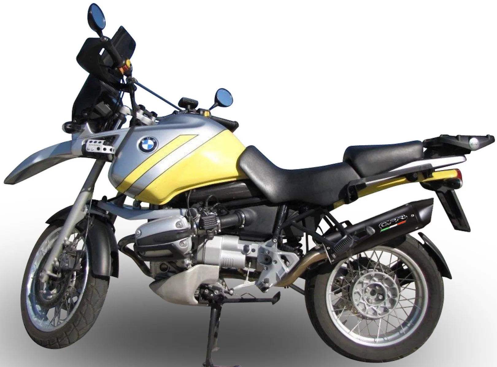 Komplette Abgasanlage Mit Katalysator Und Geräuschzulassung Furore Alu Schwarz - Gpr Kompatibel Mit Bmw R 1100 Gs - - Rt (1994-1998)