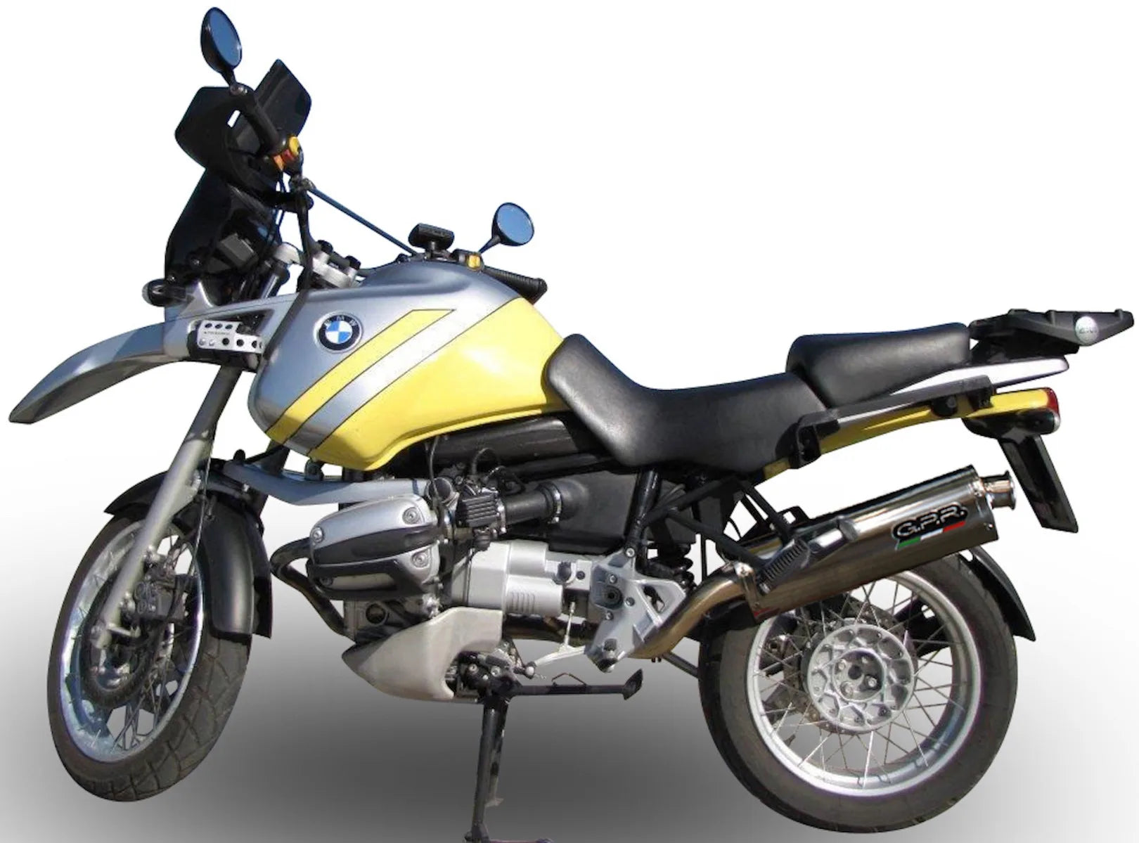 Komplette Abgasanlage Mit Katalysator Und Geräuschzulassung Trioval Edelstahl - Gpr Kompatibel Mit Bmw R 1100 Gs - - Rt (1994-1998)
