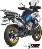 Auspuffendstück Mit Geräuschzulassung Speed Edge Edelstahl Carbon - Mivv Kompatibel Mit Cfmoto 800 Mt (2022-2024)