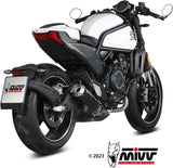 Auspuffendstück Mit Geräuschzulassung X-M1 Stahl Schwarz - Mivv Kompatibel Mit Cfmoto 700 Cl-X (2023-2024)