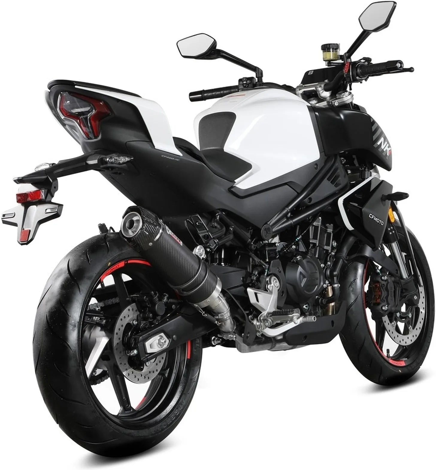 Auspuffendstück Mit Geräuschzulassung Gp Carbon - Mivv Kompatibel Mit Cfmoto 450 Nk (2023-2024)