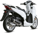 Komplette Abgasanlage Mit Katalysator Und Geräuschzulassung Urban Edelstahl - Mivv Kompatibel Mit Honda Sh 300 (2015-2016)