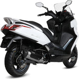 Komplette Auspuffanlage Ohne Katalysator Und Mit Geräuschzulassung Urban Edelstahl - Mivv Kompatibel Mit Kymco Downtown 350 (2015-2016)