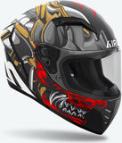 Full-Face Motorcycle Helmet Airoh Connor - Cns17 Thermoplastic Hrt Matte Samurai Size Xs