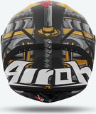 Full-Face Motorcycle Helmet Airoh Connor - Cns17 Thermoplastic Hrt Matte Samurai Size Xs