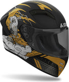 Integralhelm Für Motorrad Airoh Connor - Cnz35 Thermoplastic Hrt Matt Zeus Grösse Xl