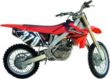 Komplette Auspuffanlage Ohne Katalysator Und Mit Geräuschzulassung Furore Alu Schwarz - Gpr Kompatibel Mit Honda Crf 250 R (2003-2005)