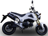 Komplette Abgasanlage Mit Katalysator Und Geräuschzulassung Furore Alu Schwarz - Gpr Kompatibel Mit Honda Msx 125 Grom (2013-2017)