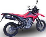 Komplette Abgasanlage Mit Katalysator Und Geräuschzulassung Furore Alu Schwarz - Gpr Kompatibel Mit Honda Crf 250 M (2013-2016)