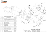Doppelauspuffanlage Mit Geräuschzulassung Gp Stahl Schwarz - Mivv Kompatibel Mit Ducati Monster S4Rs (2006-2008)