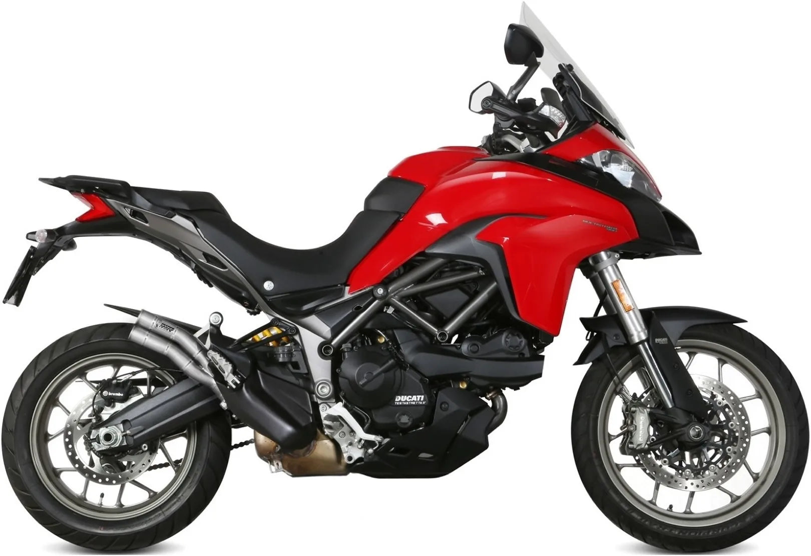 Auspuffendstück Mit Geräuschzulassung Double Gun Edelstahl - Mivv Kompatibel Mit Ducati Multistrada 950 S (2017-2021)