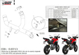 Nicht Katalysiertes Verbindungsrohr - Mivv Kompatibel Mit Ducati Multistrada 1200 Enduro (2016-2018)