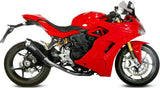Auspuffendstück Ohne Katalysator Und Mit Geräuschzulassung Delta Race Stahl Schwarz Carbon - Mivv Kompatibel Mit Ducati Supersport 939 - S (2017-2020)