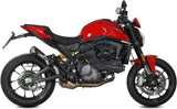 Auspuffendstück Mit Geräuschzulassung X-M5 Stahl Schwarz Carbon - Mivv Kompatibel Mit Ducati Monster + (2021-2024)