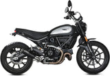 Katalysiertes Auspuffendstück Mit Geräuschzulassung X-M1 Stahl Schwarz - Mivv Kompatibel Mit Ducati Scrambler 800 Icon (2021-2022)
