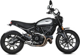 Auspuffendstück Ohne Katalysator Und Ohne Geräuschzulassung X-M1 Stahl Schwarz - Mivv Kompatibel Mit Ducati Scrambler 800 Icon (2021-2022)