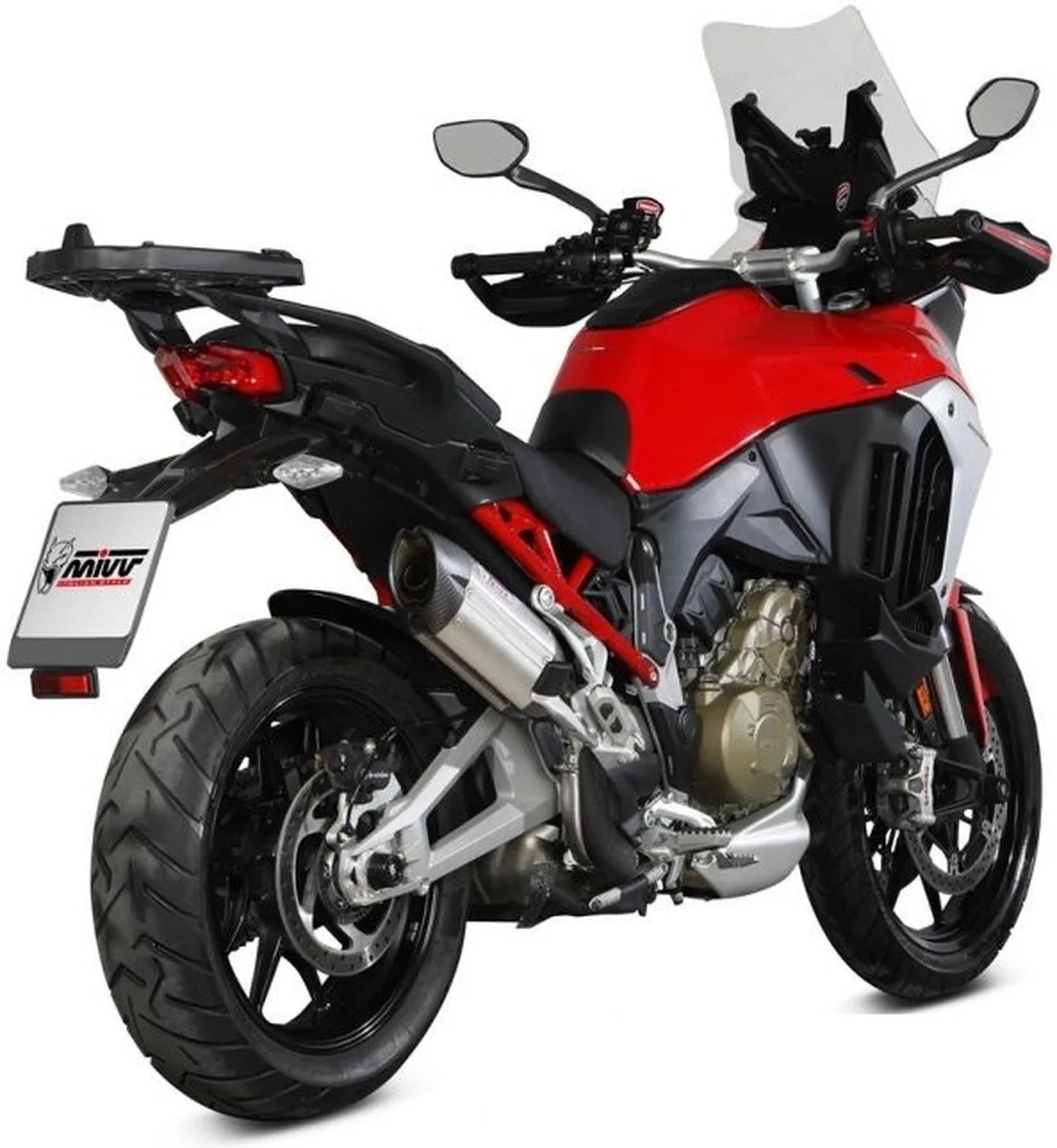 Auspuffendstück Mit Geräuschzulassung Suono Edelstahl Carbon - Mivv Kompatibel Mit Ducati Multistrada V4 1100 - S (2021-2024)