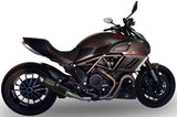 Auspuffendrohr Ohne Geräuschzulassung Furore Alu Schwarz - Gpr Kompatibel Mit Ducati Diavel 1198 (2011-2016)