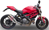 Doppelauspuffanlage Mit Geräuschzulassung Deeptone Edelstahl - Gpr Kompatibel Mit Ducati Monster 1100 Evo (2011-2013)
