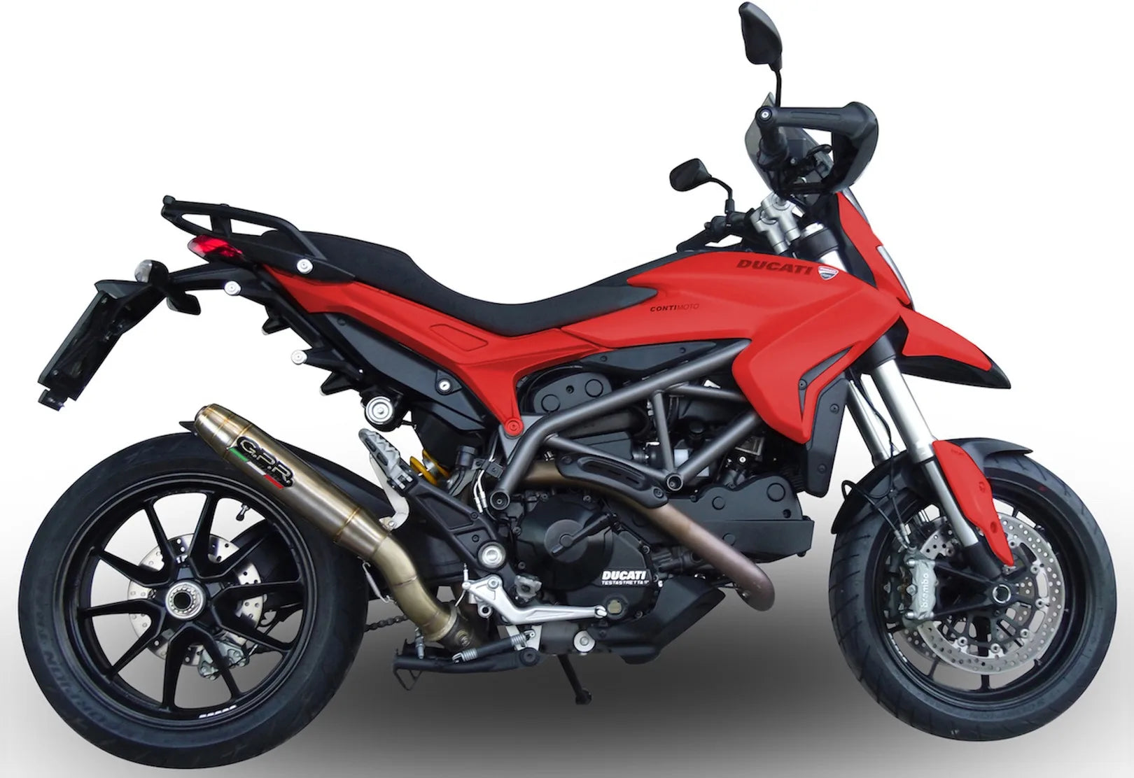 Auspuffendstück Mit Geräuschzulassung Deeptone Edelstahl - Gpr Kompatibel Mit Ducati Hyperstrada 821 (2013-2016)