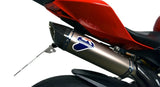 Komplette Auspuffanlage Ohne Geräuschzulassung Force Full Titan Carbon Cap - Termignoni Kompatibel Mit Ducati Panigale 1199 (2012-2018)