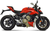 Doppelauspuffanlage Ohne Geräuschzulassung Titan Schwarz Aluminium Cap - Termignoni Kompatibel Mit Ducati Streetfighter V4 (2020-2021)