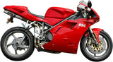 Exhaust Tip With Noise Certification Deeptone Stainless Steel - Gpr Compatible With Ducati 996 - S - Sps (1998-2001)